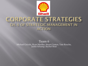 Corporate Strategies Ch. 6 of Strategic Management in Action