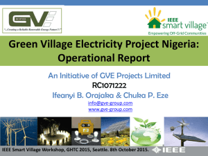 GVEP Presentation Nigeria – Ifeanya Orajaka