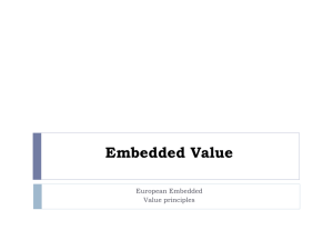 (I) Embedded Value (EV)