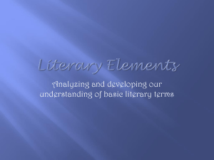 Literary Elements - techinedu