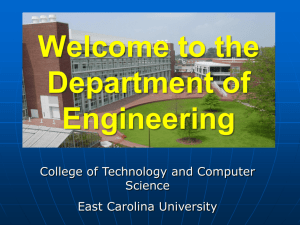 the Department of Engineering