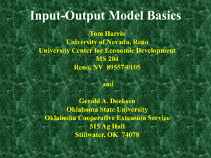 Input-Output Model Basics