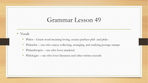 Grammar Lessons 49-53