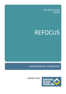 refocus - Industry Super Australia