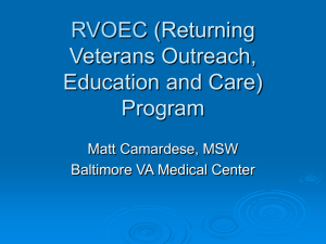 RVOEC (Returning Veterans Outreach, Education and