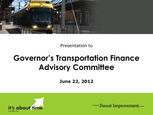 A Shared Regional Vision - Minnesota Department of Transportation
