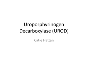 Uroporphyrinogen Decarboxylase