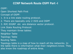 CCNP Network Route -OSPF Part