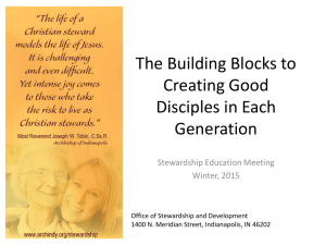 The Building Blocks to Creating Good Disciples in Each Generation