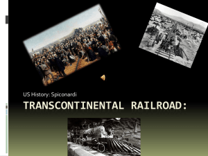 Transcontinental Railroad - White Plains Public Schools