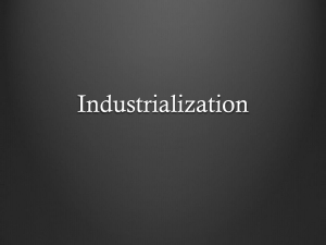 Industrialization - Archmere Academy