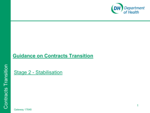 Annex - Guidance on contracts transition