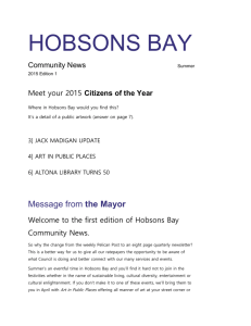 Citizens of the Year - Hobsons Bay City Council