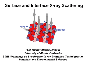 Interface x-ray scattering, T. Trainor