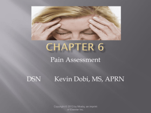 Comfort and Pain Assessment