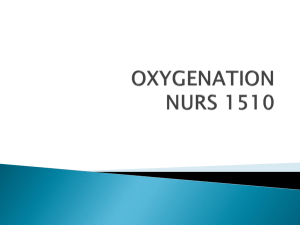 Nurs1510/oxygenation unit