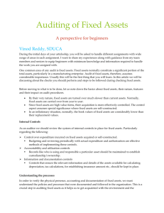 4. Accounting for Fixed Assets (AS 10).