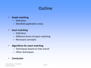 Different forms of exact matching - UEF-Wiki