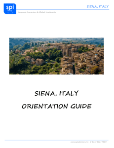 Siena – Your Host City