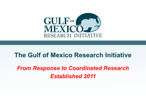 Deepwater Horizon - Gulf of Mexico Research Initiative