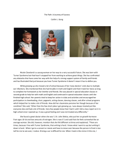 read Nicole's story - Turner Syndrome Foundation