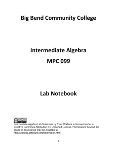 workbook intermediate algebra