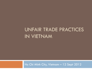 Tran Thi To Tam_Unfair Trade Practices in Vietnam