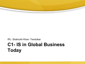 C1- IS in Global Business Today