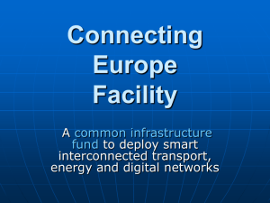 Connecting Europe Facility for MGM