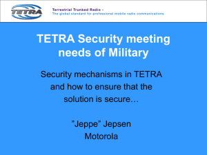 TETRA Security