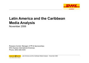 Latin America and the Caribbean Media Analysis