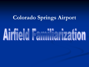 Airfield Signage and Markings - Rocky Mountain Flight Training Center