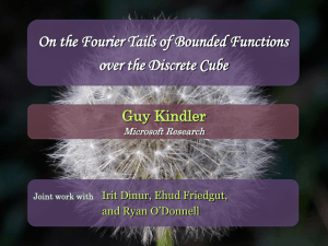 On the Fourier tails of Bounded functions.