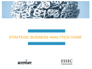 Ppt - Chaire Accenture Strategic Business Analytics