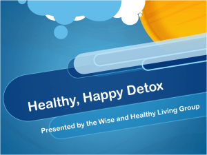 Healthy, Happy Detox - Wise and Healthy Living
