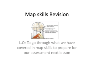 map skills revision lesson