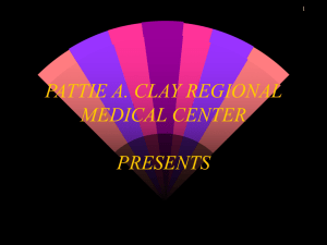 pattie a. clay regional medical center presents