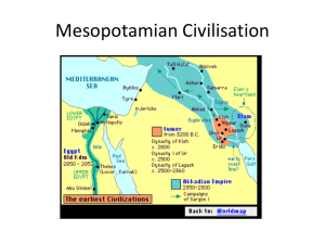 Introduction to Mesopotamia