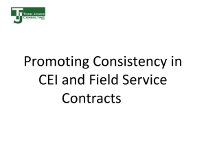 Todd Jones - Stri​ving for Consistency in the CEI Industry