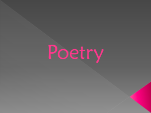 Poetry Power Point