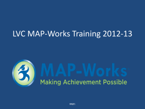 Commitment to Academics: Academic Success/Mapworks