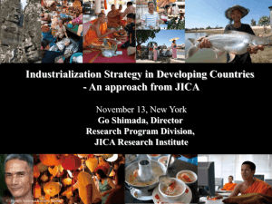 Industrialization Strategy in Developing Countries