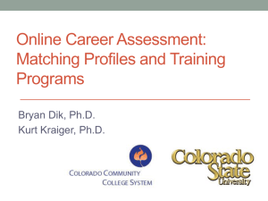 Online Career Assessment