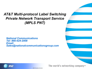What is AT&T MPLS PNT? - National Communications Group