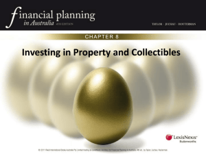 Investing in Property and Collectables Powerpoint Lexis Nexis 2012