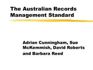 AS4390 - The Australian Records Management Standard