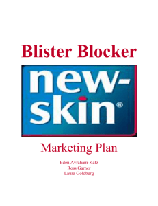 Blister Blocker Marketing Plan