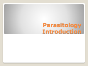 Parasitology Introduction