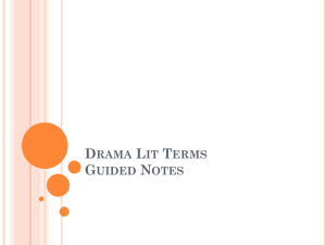 Drama Literary Terms