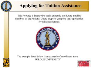 Registering for NG Tuition Assistance